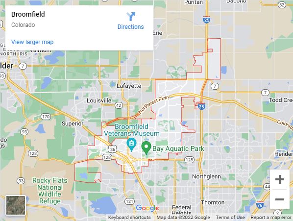 broomfield colorado service area